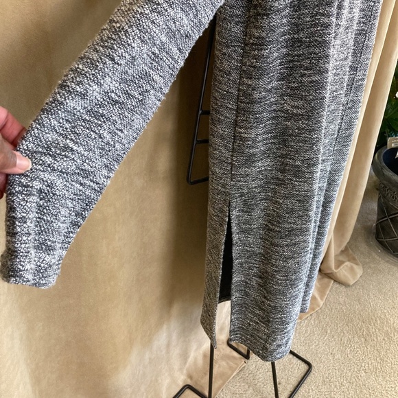 Lane Bryant Marled Long Duster Cardigan Gray, 10/12 NWT - Picture 12 of 16